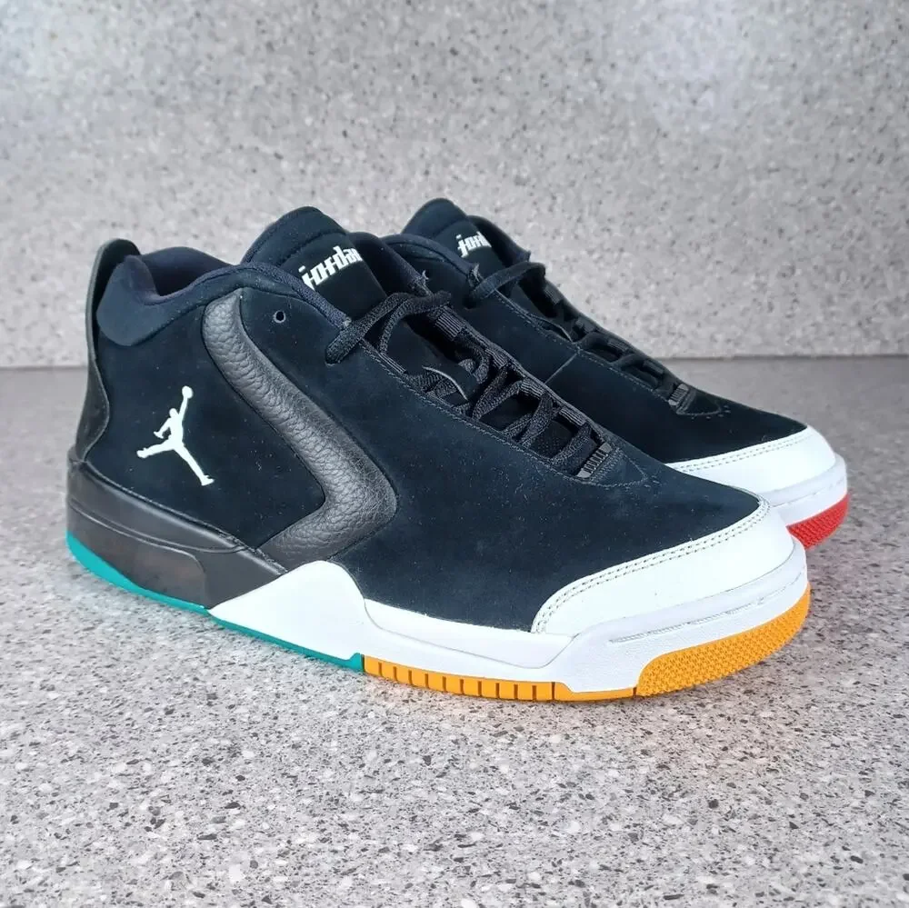 Nike Air Jordan Big Fund 'Multi-Color Sole' Sneakers Men's 9.5 Shoes